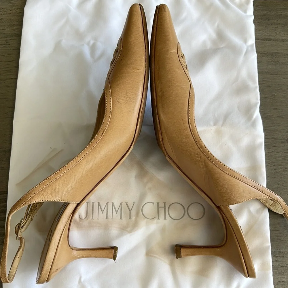 Jimmy Choo Tan Heels - Picture 4 of 9